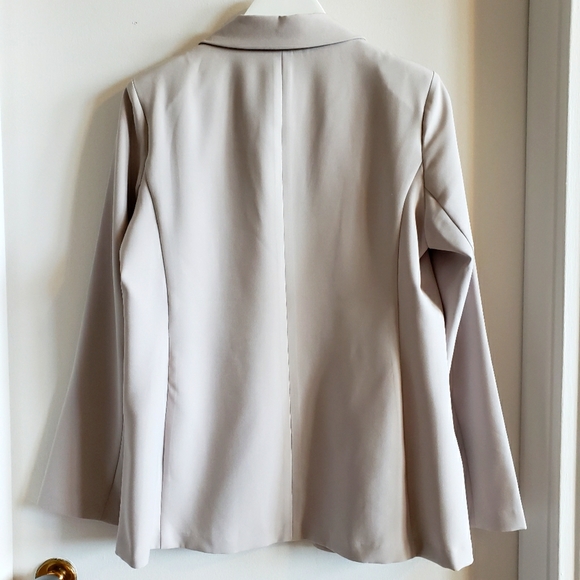 Soho Apparel Suit Sand Color 10% Spandex Luxury Ankle Cuffs Jacket Med Pants 6 - Picture 11 of 16